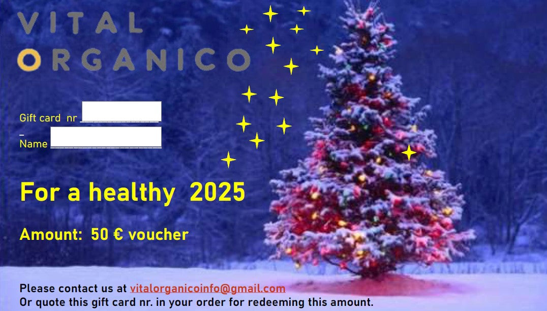 Gift card / Voucher for a healthy 2025 - 50 eur value