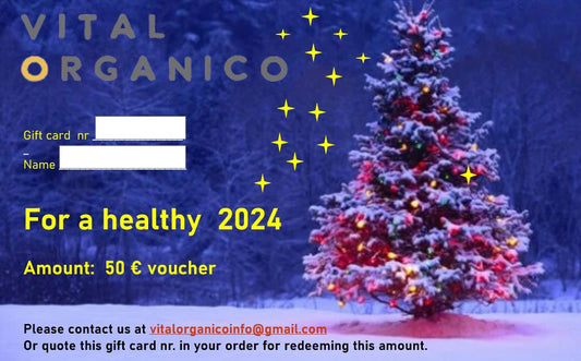 Gift card for a healthy 2024 - 50 eur voucher