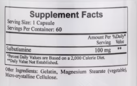 Thiamentia (B1 - Sulbutiamine, 100 mg) - 60 Capsules