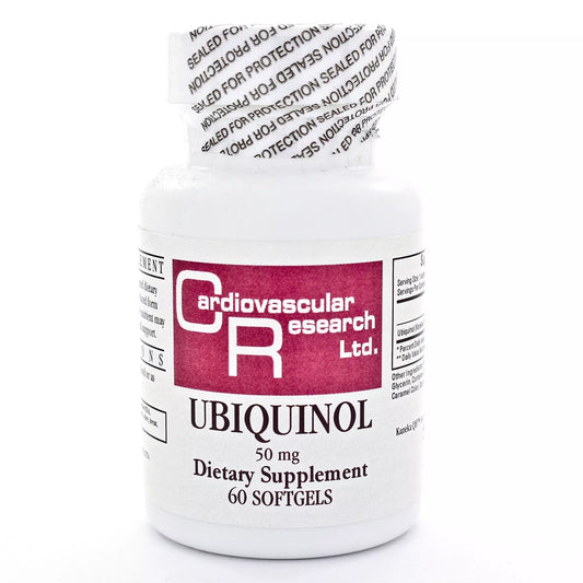 Ubiquinol (reduced form of CoQ10, 50 mg) - 60 softgels