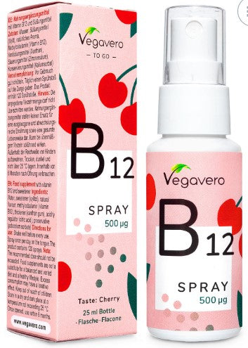 Vitamin B12 adult spray 500mcg - 25ml