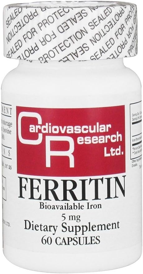 Ferritin (Iron Storage Protein, Fe 5 mg) - 60 capsues