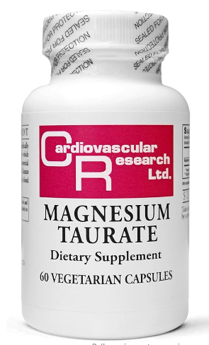 Magnesium Taurate (Elemental Mg 125 mg) - 60 capsules