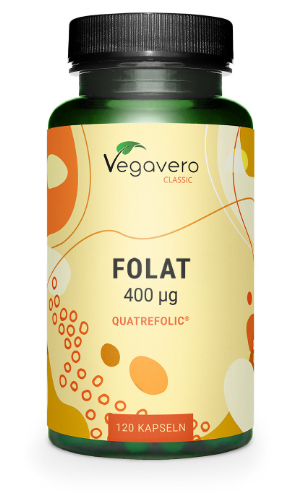 Folate ( active form )  400μg - 120 Capsules