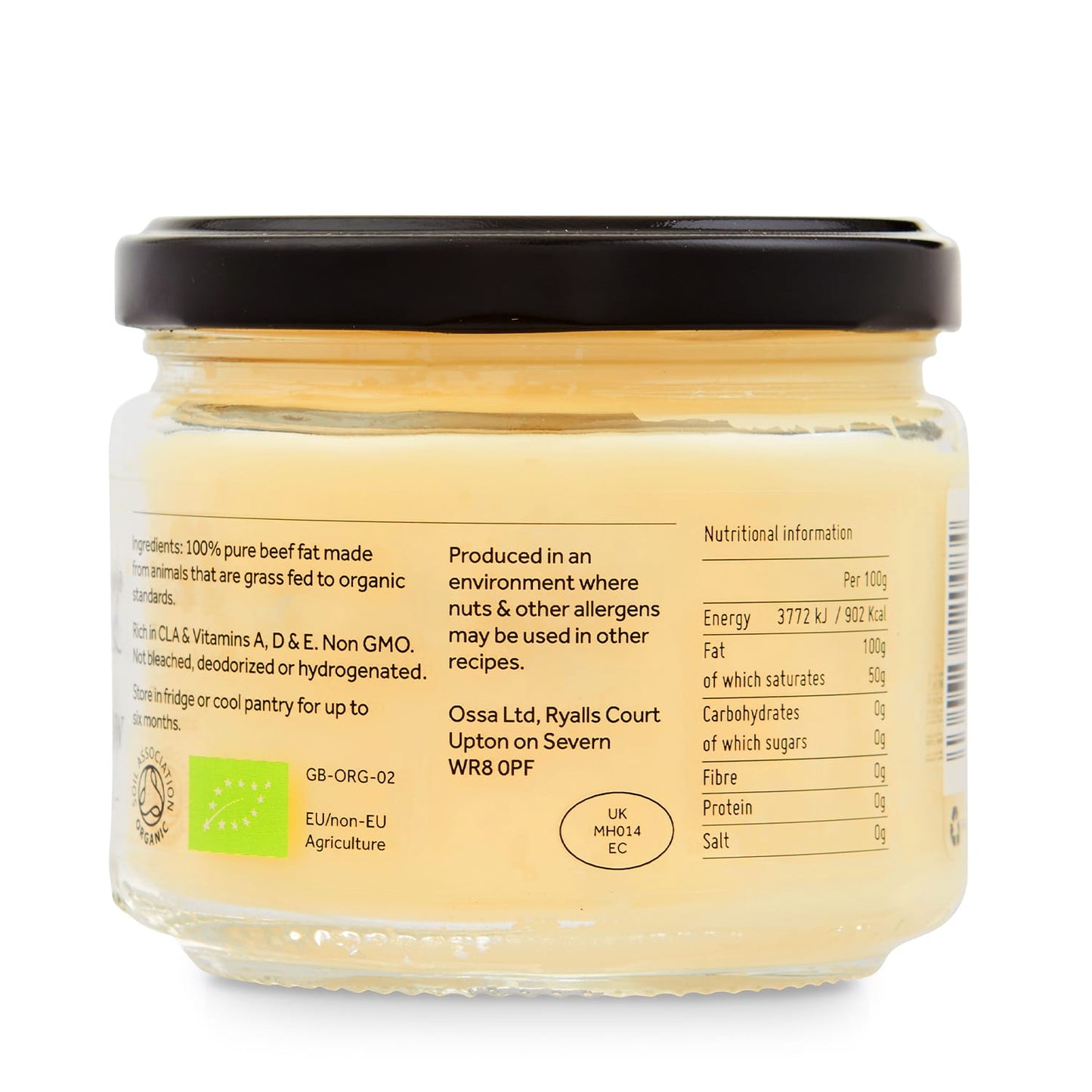 Organic beef tallow - 265 gr