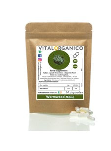 VitalOrganico Wormwood  / Cloves, Black Walnut - 30 Capsules