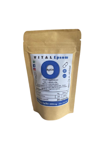 Vital Epsom  - Epsom salts 80 capsules / crystals 150gr