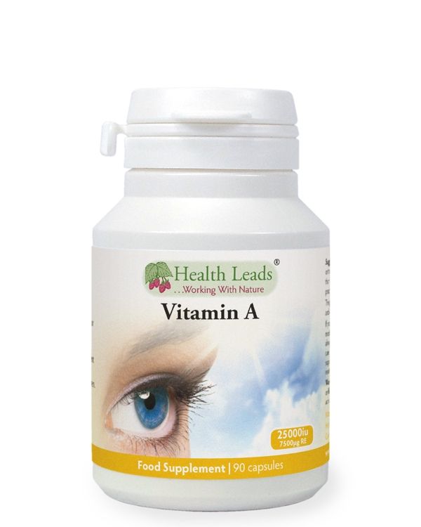 Vitamin A 25,000iu (7500 µg RE) - 90 capsules