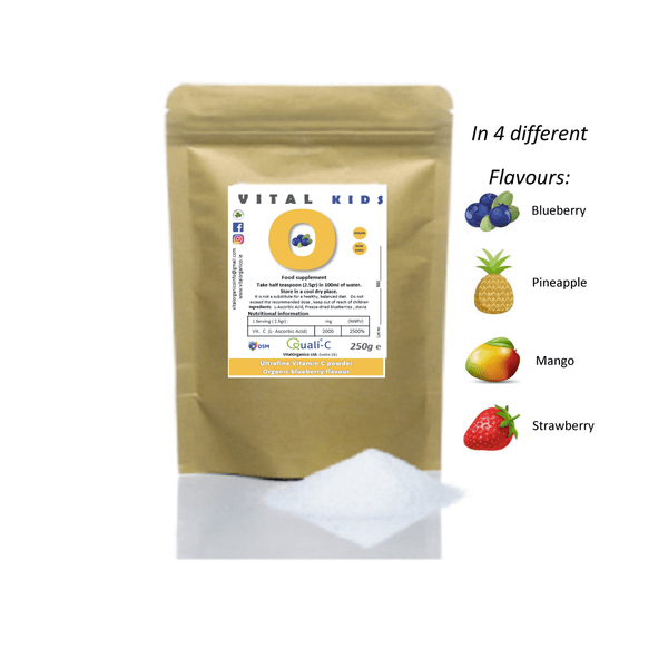 VITAL KIDS FLAVOURED POWDERS - 100 GR - 250 GR - vitalorganico.ie