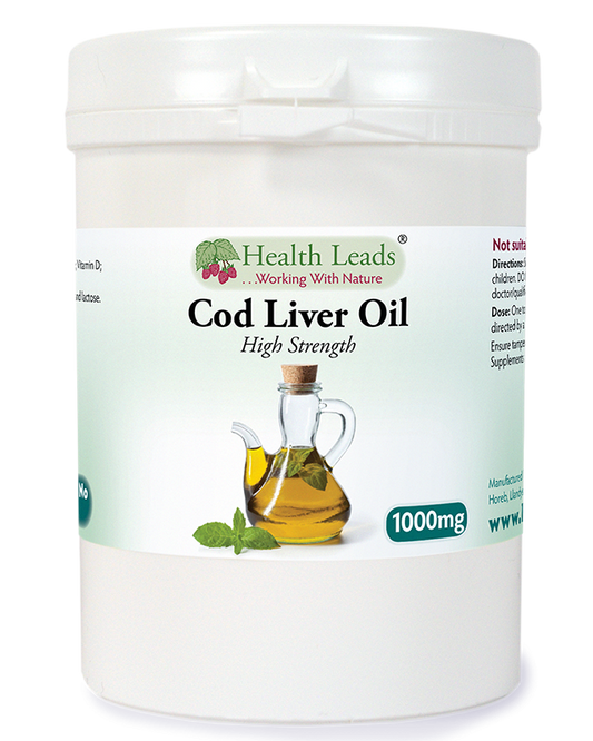 Cod Liver Oil 1000mg ( high strength)  - 120 capsules