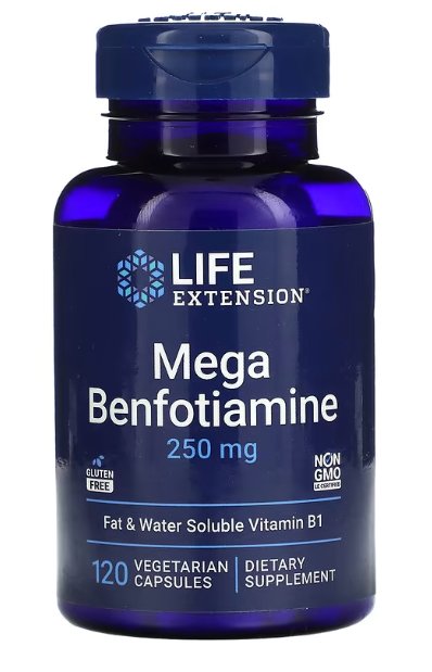 B1 Benfotiamine 100mg - 120 capsules  / 250mg -120 capsules