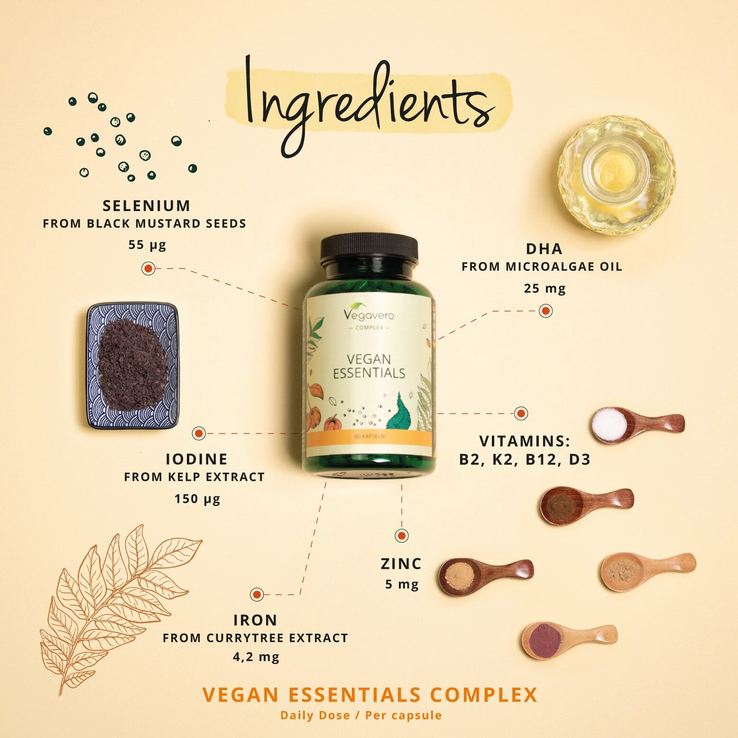 Vegan essentials - 90 capsules