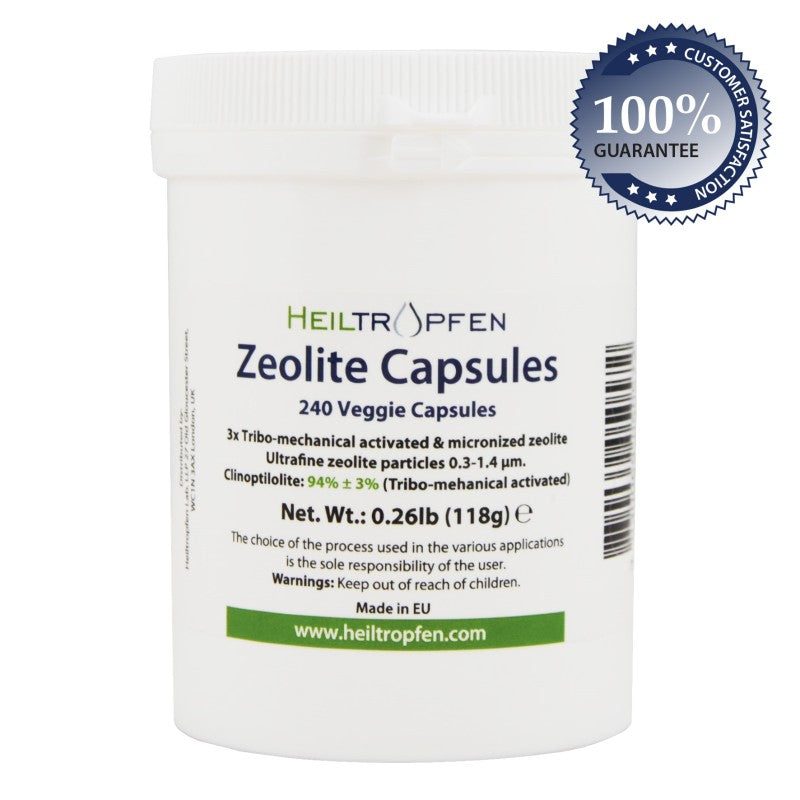 Zeolite Clinoptilolite : powder  250gr / 454 gr  or 240 capsules