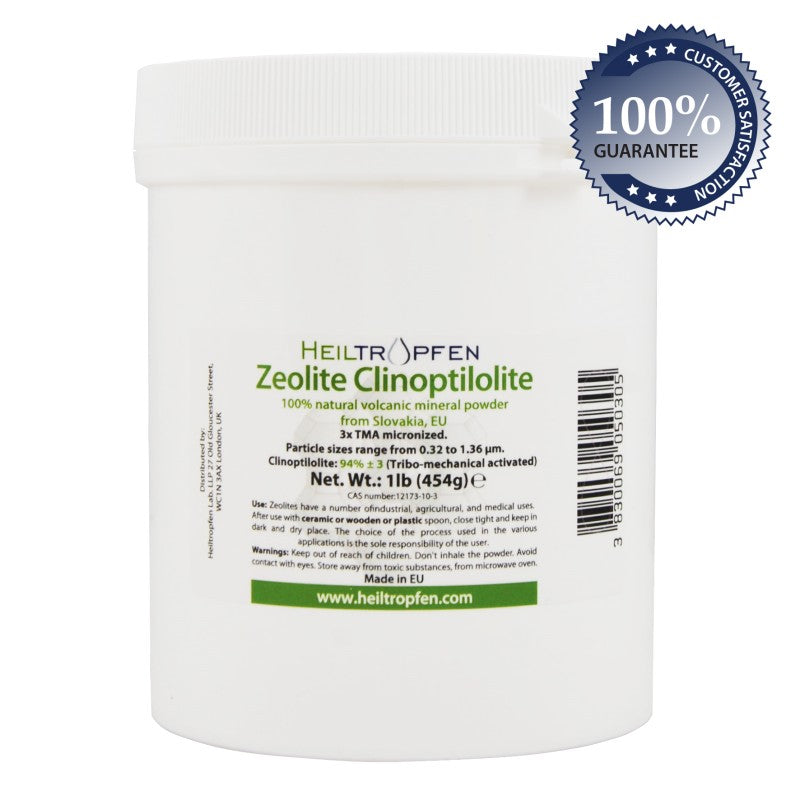 Zeolite Clinoptilolite : powder  250gr / 454 gr  or 240 capsules